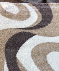 Високоворсный килим Shaggy 9105 white